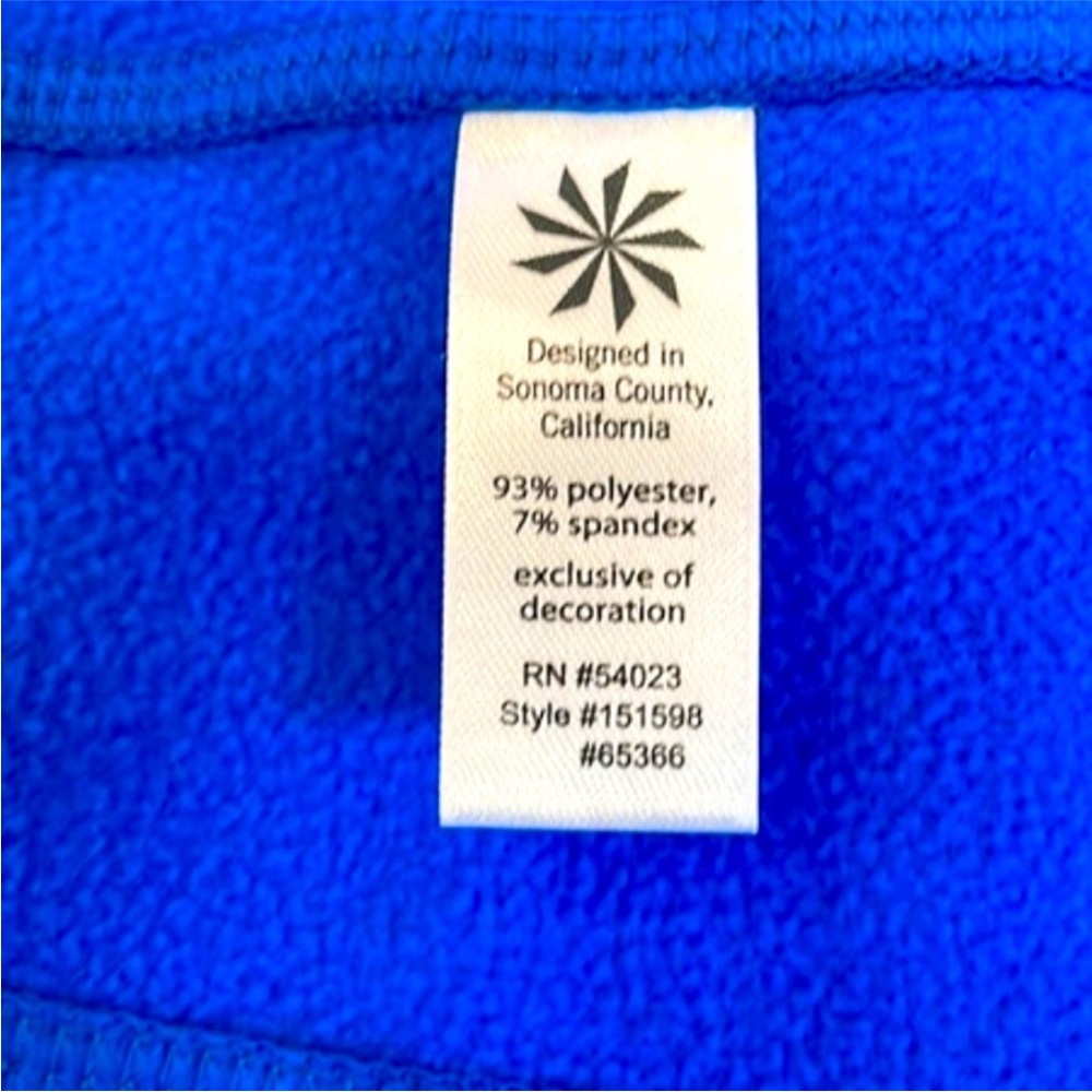 Athleta Striped strength hoodie macaw blue - Picture 8 of 12